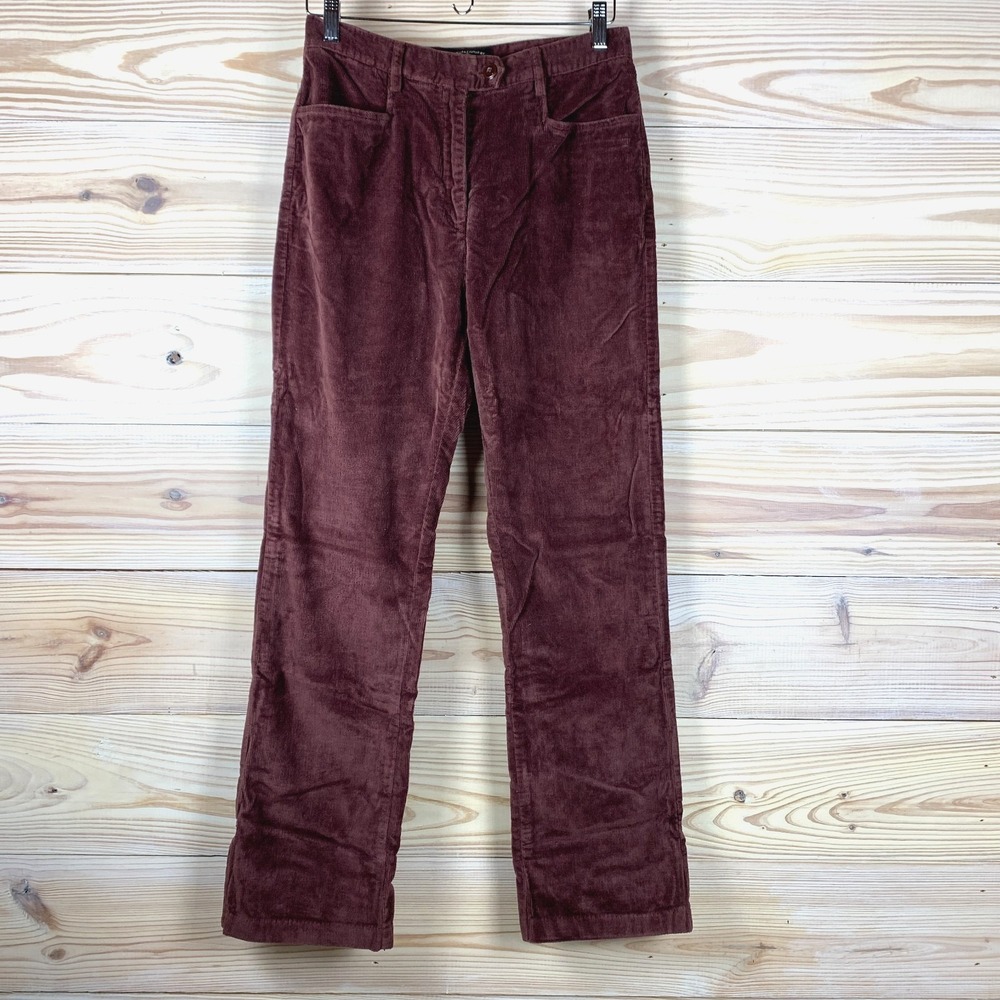 Vtg American Eagle Outfitters Corduroy Pants 6 Chocolate Brown Bareback‎ Bootcut